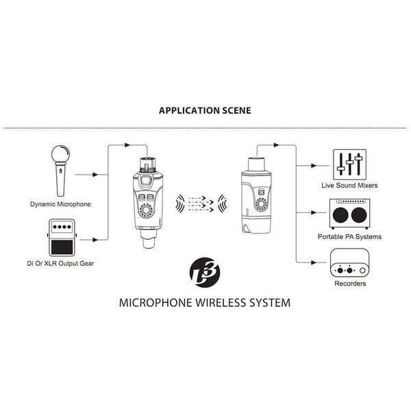 Main product image for XVIVE U3 2.4GHz Wireless Microphone System with XLR 245-962